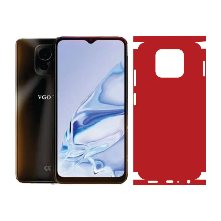 VGO TEL New 15 Back RHINO-0001 Red Sheet Anti-stain Wrap Cover