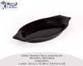 1 Piece Melamine Banana Large Tray - Serving Tray -  Melamine Material - White & Black. 