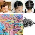 Family Adjustable Elastic Girl Rubber Hair Ties BanRope For Girl d 400500 Pcs. 