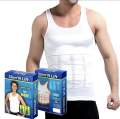 Men Body Shaper Slimming Vest – Hot Slim Fitness Compression Shirt for Belly Fat, Waist Slim & Chest Shape. 