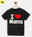 The Shop - I Love MAMA & PAPA T-Shirt For Kids Boy & Girls - B-MP2. 