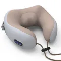 Portable Rechargeable U-Shaped Massage Pillow Car Cervical Massage Pillow, Neck Pillow Home, Travel, Office. 