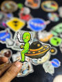 Premium Space Stickers Pack of (10/30/50 Pack) Aliens Aesthetic Sticker - Astronaut Stickers - Best Quality Stickers For Astrology Lovers. 