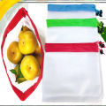 Eco Friendly Reusable Mesh Produce Bags, Transparent Washable Grocery Mesh Bags for Storage Fruit Vegetable. 