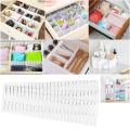 3 Pieces  21 inches bedroom Kitchen Drawer Divider Strip Desktop Organizer. 