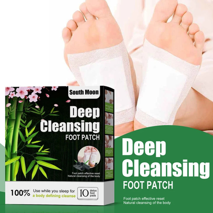 Detox Foot Patches Pads Body Toxins Feet Slimming Cleansing Herbal Stickers