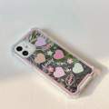 INS Korean New Multiple Color Cute Love Mirror Phone Case For iPhone 13 12 11 Pro Max Mini XS Max XR X 8 7 6 6S Plus Back Cover. 