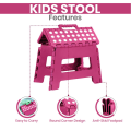 Folding Step Stool Holds Up to 136 Kg - Lightweight Plastic Foldable Step Stool for Kitchen, Bathroom & Living Room. 