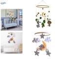 Baby Mobile for Crib Felt Toy for Ceiling Hanging Girls and Boys Zebra Lion. 