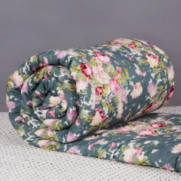 Multicolour%20Printed%20Quilt%20,Comforter%20,%20Razai%20200%20Gram%20For%20Winter%20Thick%20And%20Fluffy%20BEDDY'S%20STUDIO%20-%20Image%204