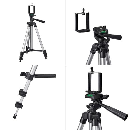 3.5%20Feet%20Tripod%20Stand%20for%20Mobile%20Phones%20and%20Cameras%20with%20Mobile%20Phone%20Holder,%20Adjustable%20and%20Portable%20Tripod%20Stand%20Mobile%20and%20DSLR%20Stand%20for%20Live%20Stream,%20Universal%20Tripod%20Stand,%20Silver%20Model%203110%20with%20Box%20and%20Bag%20%7C%20Elegant%20Home%20-%20Image%206