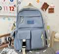 New 5 Pcs Set Women Laptop Backpack Canvas School Bags For Teenage Girls Kawaii College Student Kids Book Bag Rucksack. 