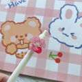 Sanrio Kurumi Pressable 0.5mm Gel Pen Black Student Anime School Supplies Office Accessories Kawaii for School. 