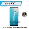 2Pcs Vivo V17 Tempered Glass Screen Protector Premium Quality Polish Glass For V17. 