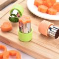 Star Heart Shape Vegetables Cutter Plastic Handle 3Pcs Portable Cook Tools Stainless Steel Fruit Cutting Die Kitchen Gadgets. 