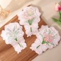 5PCS Handwriting Floral Greeting Cards Blessing Folding Flower Thank You Cards Flower Blossom Happy Birthday Cards Birthday. 