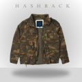 Men's Classic Field Jacket with Removable Quilted Liner & Hood - Vintage Style Outerwear 100% Cotton. 