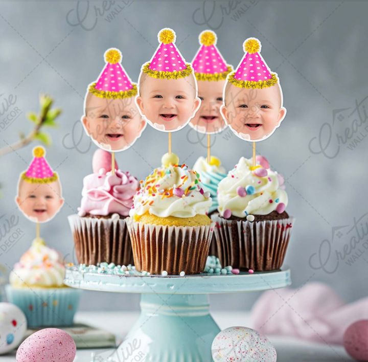 CUSTOMIZED%20Photo%20Cupcake%20Toppers%20Pack%20of%2012,%20Perfect%20for%20Boy%20or%20Girl%20Birthday%20Party%20Celebration%20&%20cake%20Decoration%20Supplies%20-%20Image%202