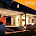 20 Pcs G4 Halogen Bulbs,20W 12V Halogen Light Bulbs 2 Pin Clear Lamp Bulb,for Cooker Lighting,Signal Lights,Track. 
