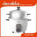 DECAKILA 15-Cup Rice Cooker with Steamer KEER010W 2.8L 1000 Watts - White. 