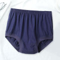 High-waisted Underpants Comfortable Seamless Men's Briefs Soft Breathable Quick Dry Underwear for Men in Plus Sizes Anti-bacterial Stretchy Waistband High Waist Design for Extra Support Solid Color. 