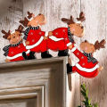 Christmas Door Decoration Seamless Santa Clause Frame Trinkets. 