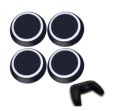 4pcs Thumb stick Caps Grip Accessory Set Aim Assist Caps For PS5 PS4 PS3 Xbox One Series X S Controller Sticks Joystick Protection Attachments. 