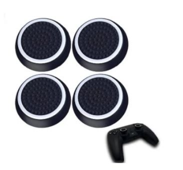 4pcs Thumb stick Caps Grip Accessory Set Aim Assist Caps For PS5 PS4 PS3 Xbox One Series X S Controller Sticks Joystick Protection Attachments
