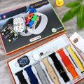 S10 PRO MAX SERIES 9 7 In 1 Smart Watch 2.1 Inch Full HD Screen Series 9 Wireless Charging 7 Straps Waterproof. 