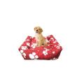 Puppy /Cats relax  Printed  Beds - Red. 
