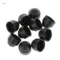 10x10pcs M6 Black Dome Bolt Nut Protection Caps Cover Hexagon Screws M8x14mm. 