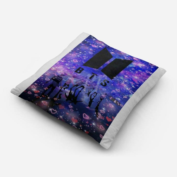 Logo Army BTS Printed Cushion Pillow you are the brightest star Printed Cushion Pillow