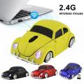мышь Car Shape Ergonomic 2.4GHz Wireless Mouse with Receiver For PC Laptop Gaming mouse игровая мышь Mini Car mouse game mouse. 