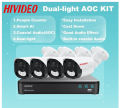 HiVideo 2MP Full Color Bullet CCTV Cameras with Colorful Night View - Available in 2 or 4 Camera Sets. 