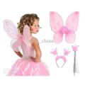 Baby Girl's Fairy Butterfly Wings 3pc Wings + Hairband + Handstick. 