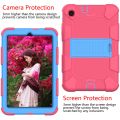 For Samsung Galaxy Tab A 8.4 (2020) Shockproof Two-Color Silicone Protection Case with Holder. 