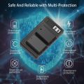 HOMESUIT EN-EL25 Battery 2-Pack 1600mAh with big LCD USB Dual Charger Compatible with Nikon Z30 Z50 ZFC Camera 4241 EN-EL25 Battery MH-32 Charger. 
