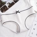 Women's Panties Underwear Breathable Seamless Briefs Cotton Inseam Mid-waist Underwear Women. 