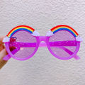 Rainbow Color Children Sunglasses  Boys Girls Sun Glasses For Kids Summer Eyeglasses. 
