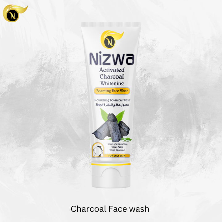 Nizwa Charcoal Whitening Foaming Face Wash