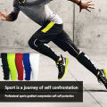 Compression Calf Sleeves Sports Running Leg Foot Support Brace Shin Ankle Socks 1pc not a pair. 