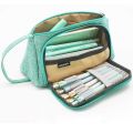 Angoo [Pure] color Pencil Case, Multi Slot Pen Bag, Big Storage Pouch Organizer for Stationery Cosmetic Travel Wallet A6443. 