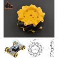 80mm Left Mecanum Omni-directional Wheel ROBOT. 