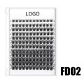 Dingsen False Eyelashes Factory Wholesale Cross-Border Stable Supply Segmented Eyelash Self-Grafting Internet Celebrity Eyelashes. 