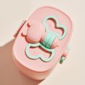Little Crown Bee Design Infant Travel Essentials Portable Plastic Milk Powder Can Portable Formula Container. 