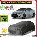 Toyota Corolla X Altis Grande ALPHA Car Cover - Long Life Paracute Quality Dust proof Anti Scrtch UV Resistant Car Top Cover Toyota Corolla X Altis Grande 2015 2016 2017 2018 2019 2020 2021. 