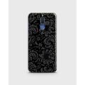 Huawei Nova 2i 3d Hard Cover caseBlack Pattern - 1 cover 2024. 