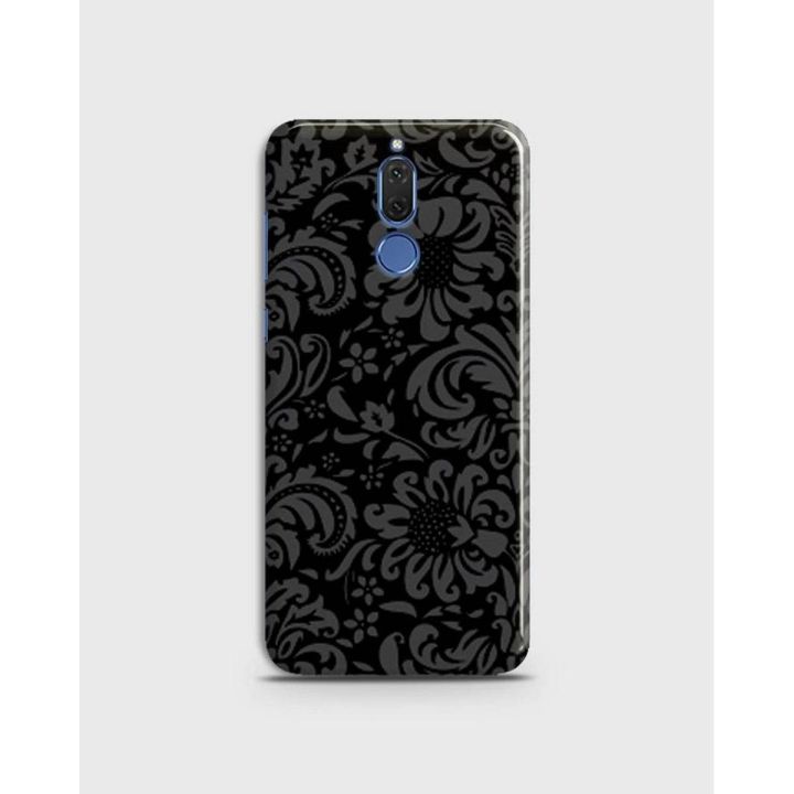 Huawei Nova 2i 3d Hard Cover caseBlack Pattern - 1 cover 2024