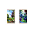 5x12" Photo Frames Glass front with FREE PRINT - Pack of 2 Customized / Own / Personal - Picture / Photos / Landscape Wall Frames - Decore. 