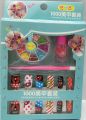 Kids Nail Polish set with 12 Colorful Nails, Kids Makeup Toy Set. 